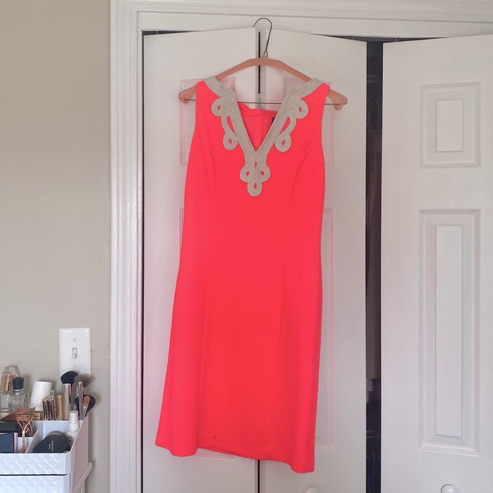 Bright pink Vince Camuto dress